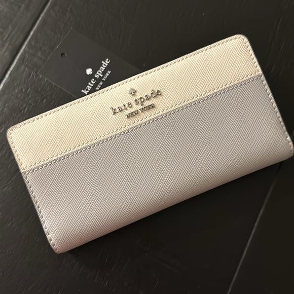 kate spade Handbags - NWT Kate Spade ♠️ Madison Large Slim Bifold Wallet